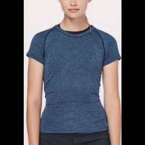 Cyber blue Swiftly Tech Short Sleeve Shirt 2.0